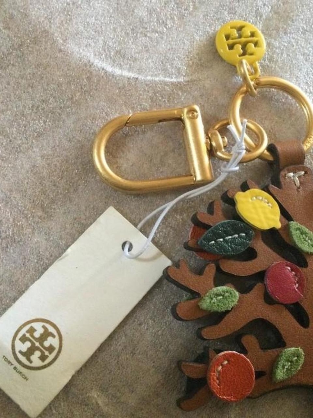 Tory Burch Origami Tree Keychain - Picture 2 of 5